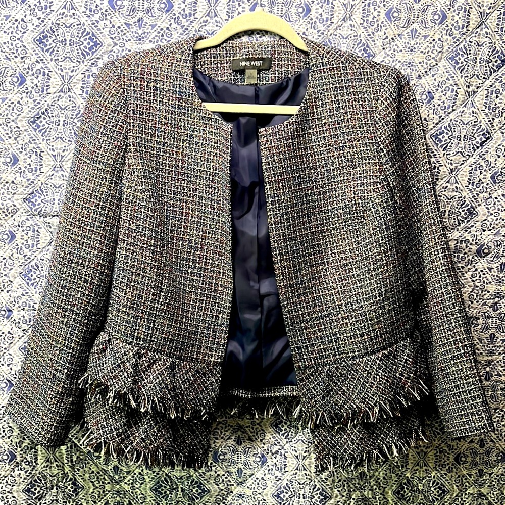 Nine West tweed blazer
